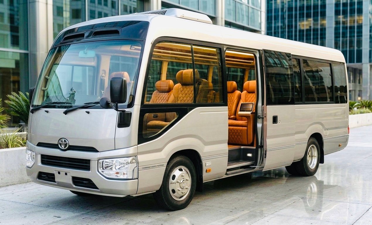Coaster Bus Hire Sri Lanka - Crystal Paradise Travels
